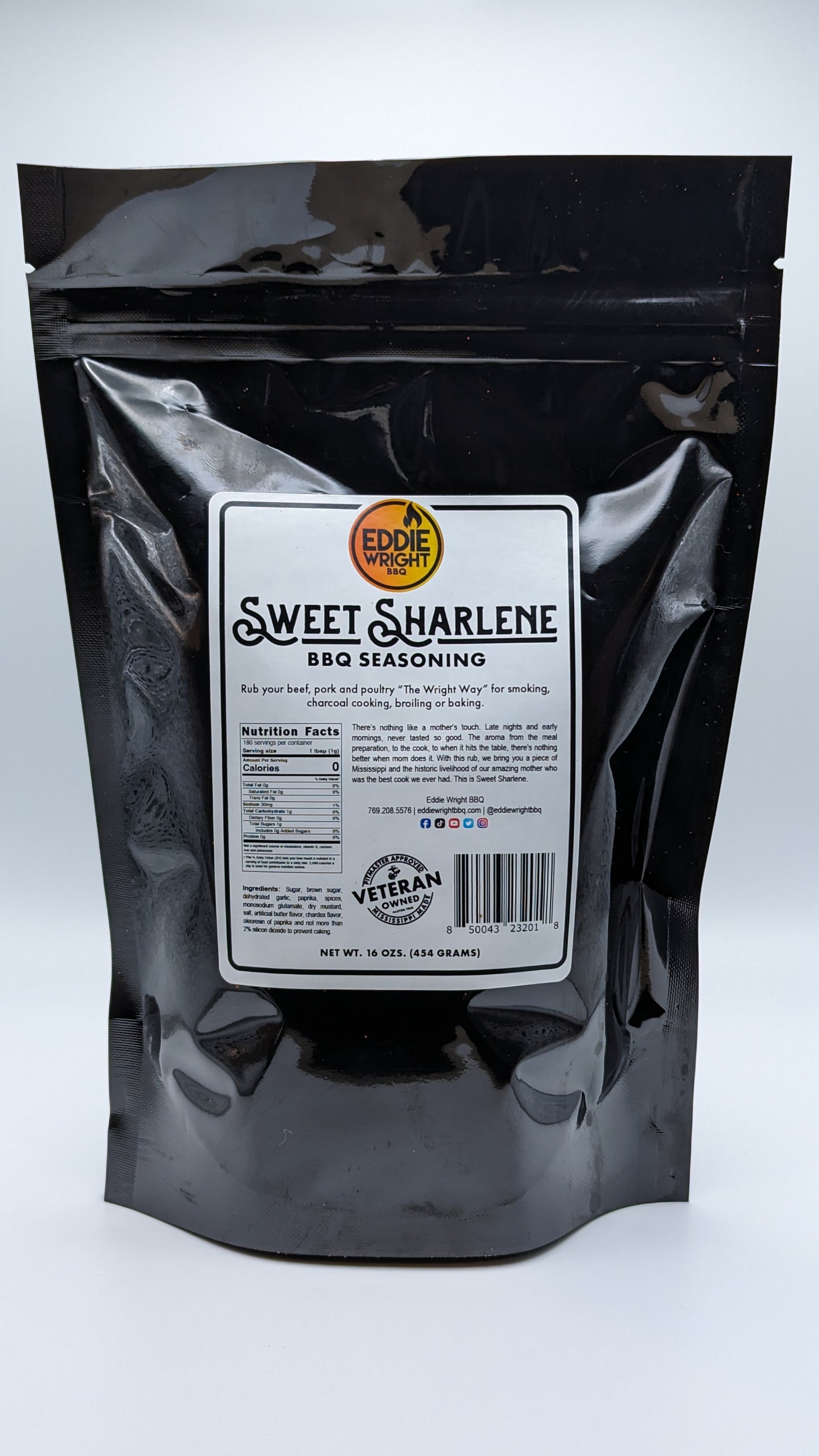 Sweet Sharlene BBQ Seasoning 2lb Bag