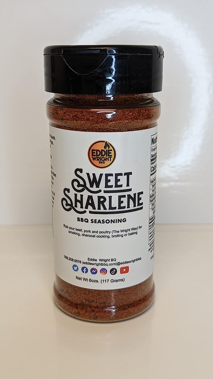 Sweet Sharlene BBQ Seasoning 6oz Bottle